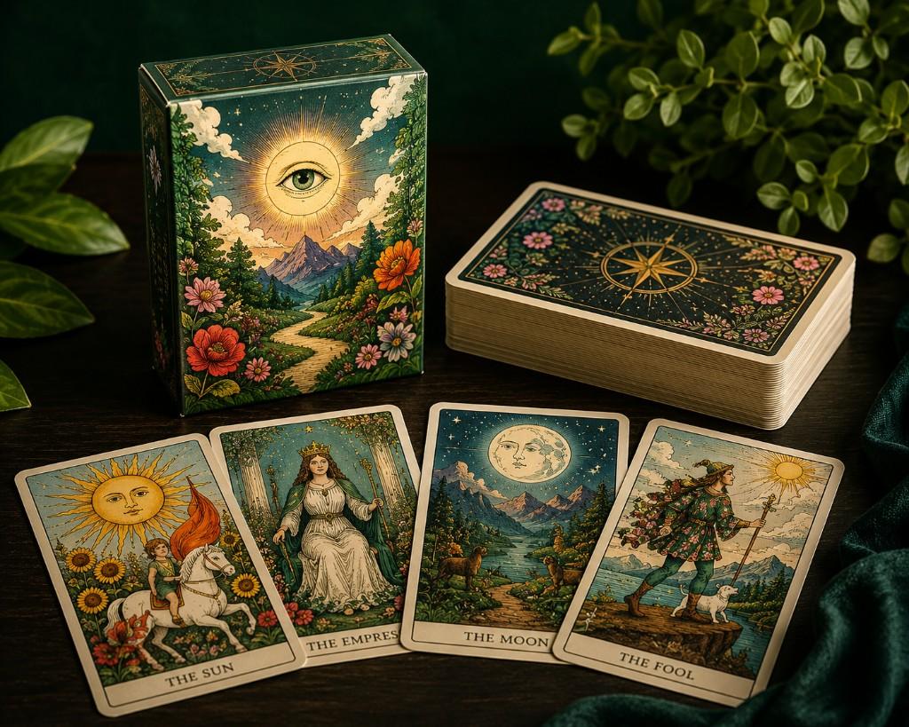 Premium custom tarot deck printing quality